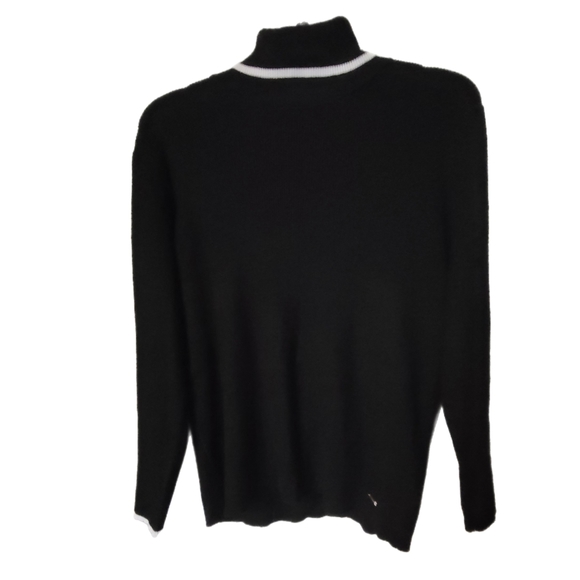 Calvin Klein Sweaters - 🆕️NWT, Calvin Klein Lined turtle neck sweater/ Black,  Size 1X